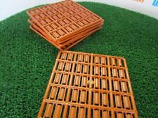 JUWEELA - Accessoires pour diorama – 560 tuiles vieux rouge 1.14cm x 0.66cm -...