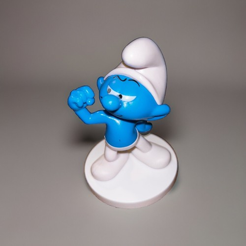 Schtroumpf sur socle smurf - schtroumpf,