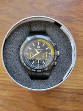 Lip Chronographe Tachymètre Quartz Montre Bracelet Homme Noire Boite P2339