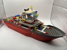 LEGO City set 7207 Fire Boat Missing 2 Minifigures & No Manual