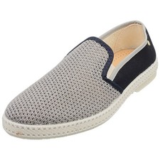 Espadrilles Classiques Rivieras Noir Gris Homme - 42 EU