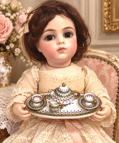 Service café miniature en - a,