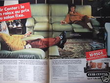 LEATHER ADVERTISING CENTER LE SALON RELAX AT FIXED LIVING ROOM PRICE