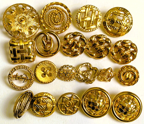 Lot boutons vintage - vintage, 13