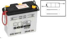 batterie moto 6v 4ah SUZUKI TS