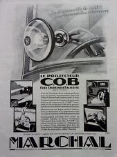 advertising flagship cob MARCHAL by KOW year 1928 N°A3466