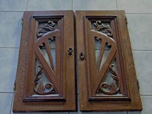 Paire portes anciennes de - anciennes,