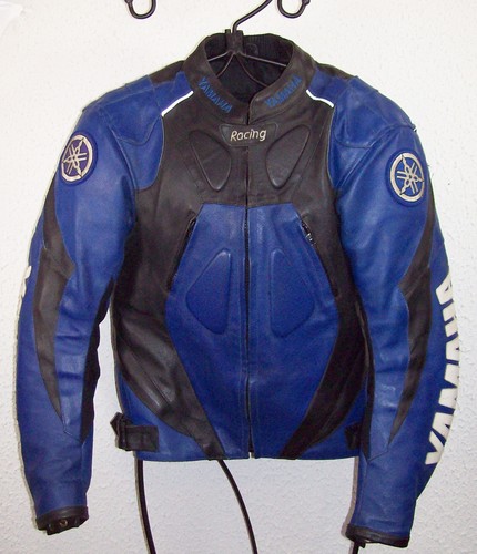 Blouson moto cuir yamaha - blouson,