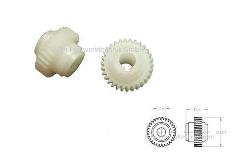Roue dentée dents - 30, pour