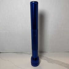 VINTAGE 1990s 15" MAG-LITE Flashlight Large USA 4 D Cell Aluminum BLUE