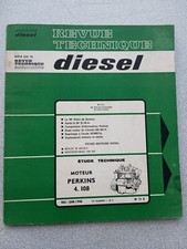 Rta Revue Technique Diesel Moteur Perkins 4.108 N31D Berliet M420-30x Om352 