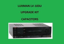 Amplificateur stéréo LUXMAN LV-103U KIT de réparation - tous les condensateurs