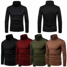 Men D'hiver À Manches Longues À Manche En Rouleau À Manches /