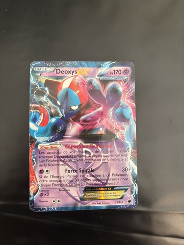 Carte pokémon deoxys - carte, ex