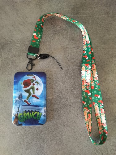 Porte carte badge grinch - carte-badge,
