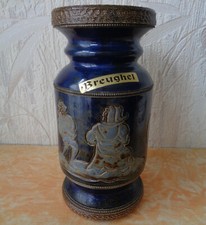 Vase Pot grès émaillé Breughel Poterie Art GUERIN Bouffioulx Belgique stoneware