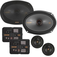 Kicker 51KSS6904 6x9" KS Series 2-way 4-ohm Component Speaker System
