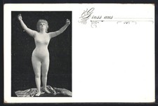 Photo-Carte Princesse Chimay Clara Ward Geschiedene Nu