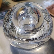  lampe a huile en verre épais