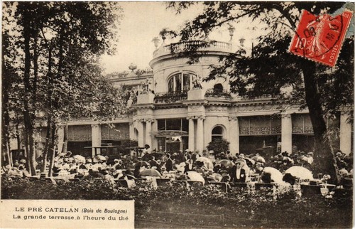Old postcard paris - old,