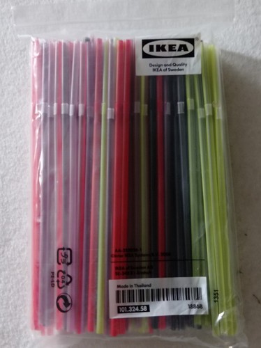 Ikea pailles réutilisables - pailles,