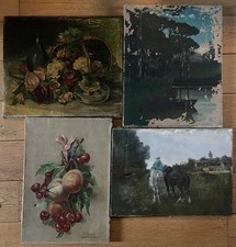 Tableaux Lot de 4 toiles pour