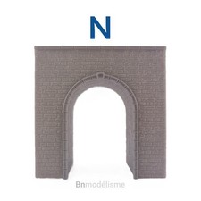 N 1/160 Porte de Tunnel 1 Voie, Décor Train Modélisme Ferroviaire 1:160