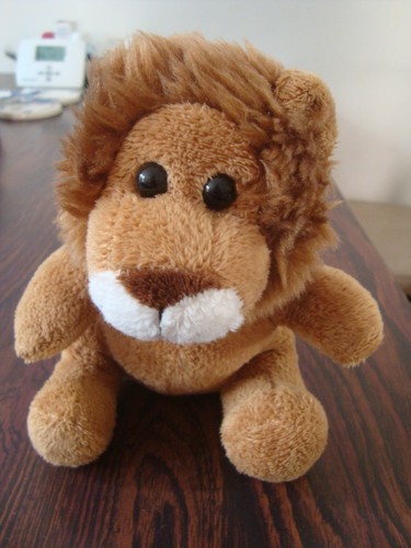 Peluche lion avec crinière - lion,