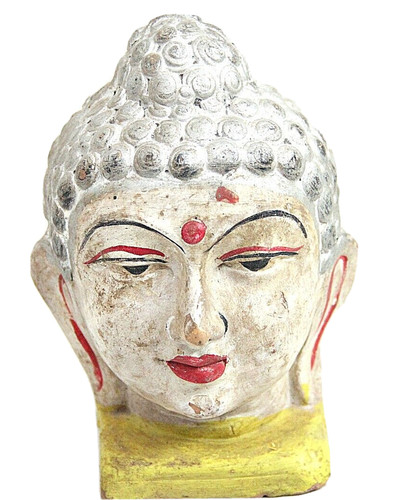 Statue bouddha argile - statue, en
