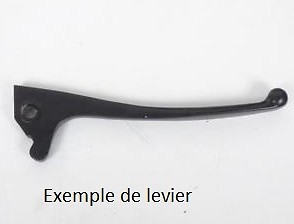 Levier droit frein noir