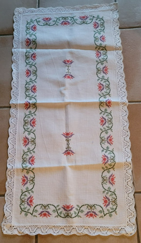 Linge ancien napperon - :,