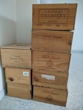 Caisses en bois vides vins