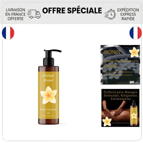 Huile massage monoï - huile,