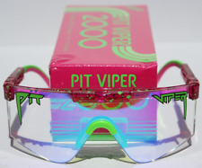 PIT VIPER The Sandia Blaster 2000 Sunglasses/Safety Glasses Pink Green ANSI Z87+