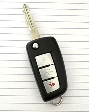 OEM 2014-2022 Nissan Rogue 3-BTN Flip Unkut Key Remote CWTWB1G767 Status Unknown