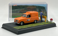 Renault 4 fourgonnette Les travaux routiers Route Bleue 1/43 IXO Boite Vitrine