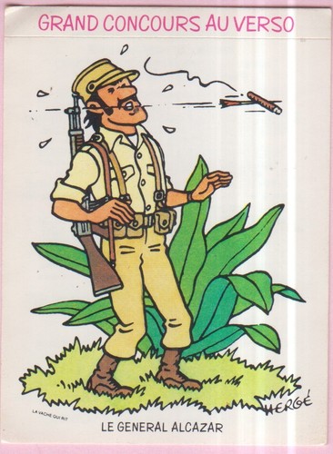 Panini vache qui - vache, tintin