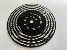 Micro Seiki Turntable Original speed Strobe And Overhang Disc.