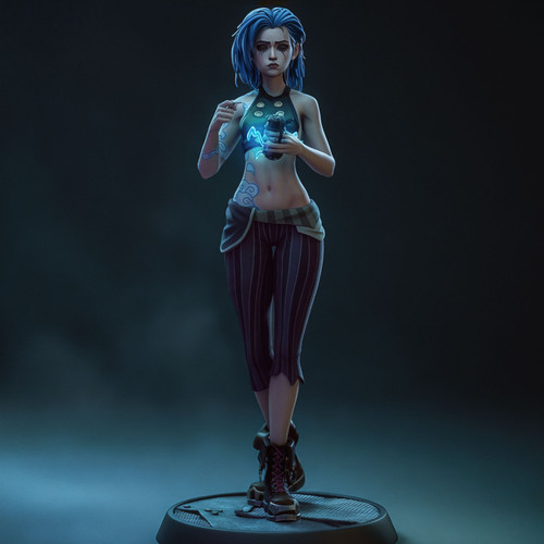 Jinx arcane figurine - jinx,