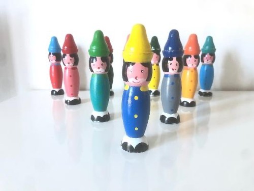 Jeu quilles clown en - de, de