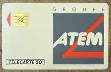 ATEM 1990 TELECARTE RÉF PHONECOTE D439 UT SCHEDA PHONECARD CARTE CARTA TARJETA