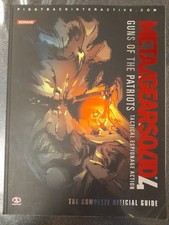 guide official metal gear solid 4 playstation 3 ps3 ps4 xbox 360 english 🇬🇧