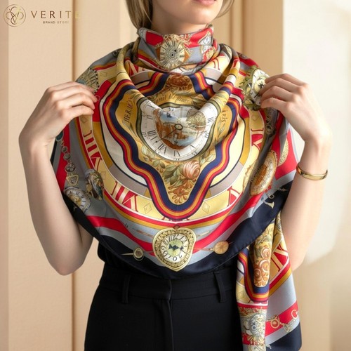 Rare vintage hermes silk scarf - hermes,