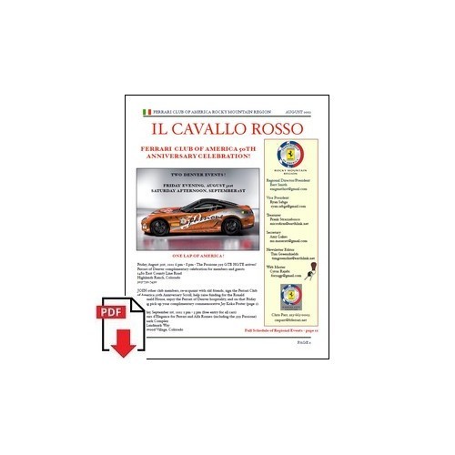 Cavallo rosso ferrari club - cavallo,