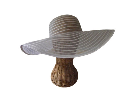 Chapeau capeline sisal - chapeau,