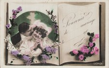 CP WEDDING SOUVENIR OPEN ALBUM PHOTO BRIDES - 39596