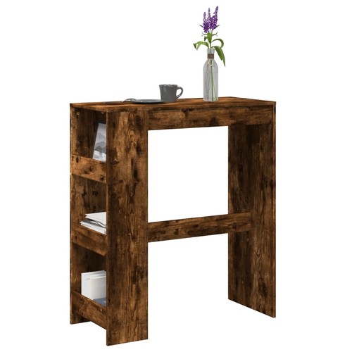 Table bar avec étagères - table,