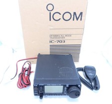 ICOM IC-703 HF All Band 50MHz 10W Transceiver Ham Radio Built-in audio tuner