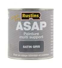 Peinture multi-supports a séchage rapide intérieur / extérieur 1L gris foncé