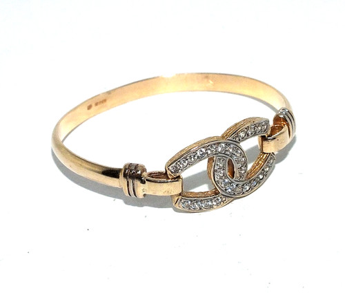 Bracelet jonc bague cheval fer - bracelet,